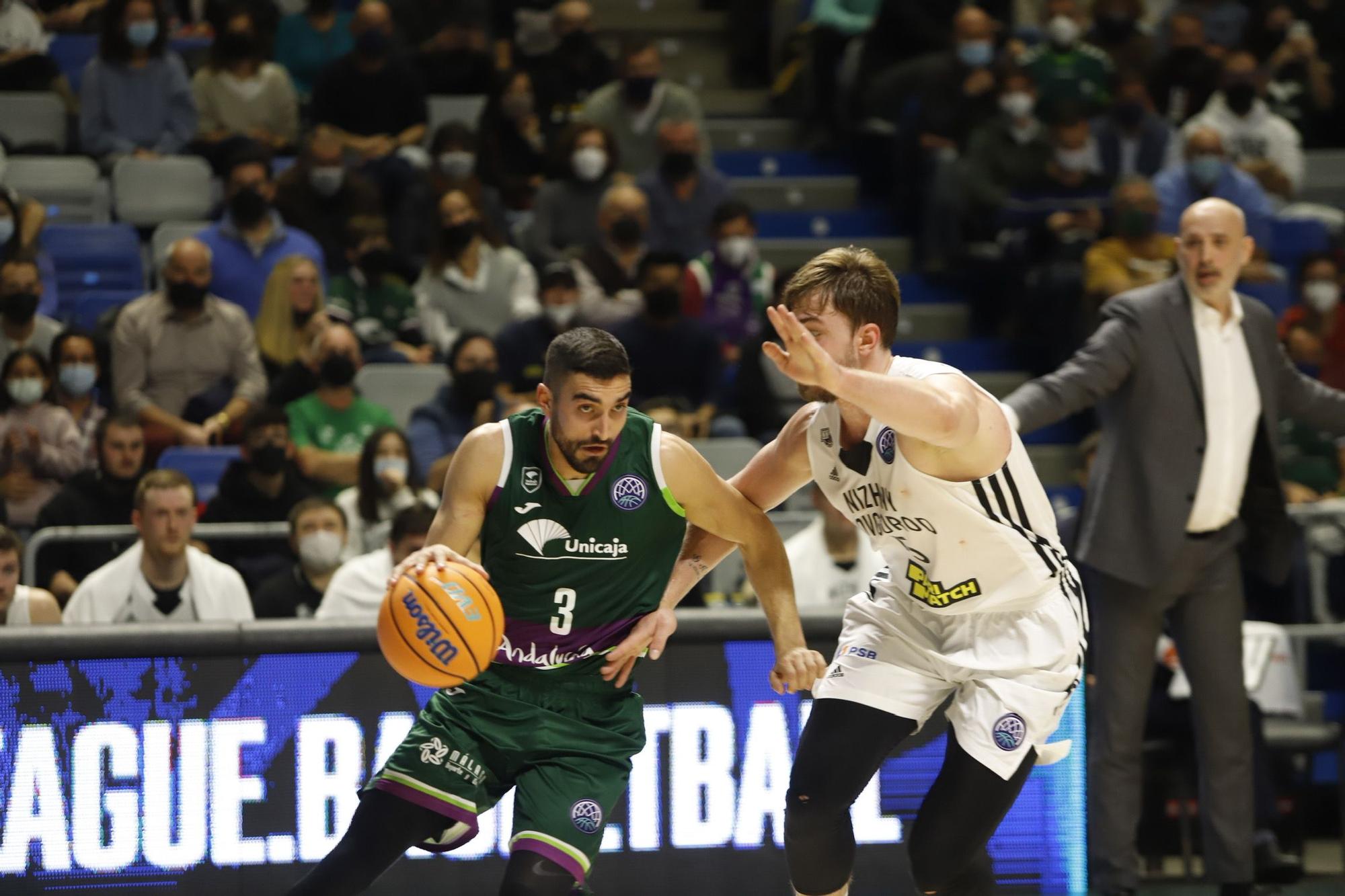 Las imágenes del Unicaja - Nizhny Novgorod de la BCL