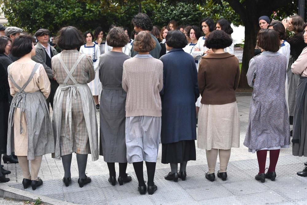 Rodaje de ''La sombra de la ley'' en A Coruña