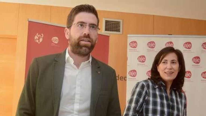 Pablo Fernández y Ana Isabel Vázquez. // Rafa Vázquez