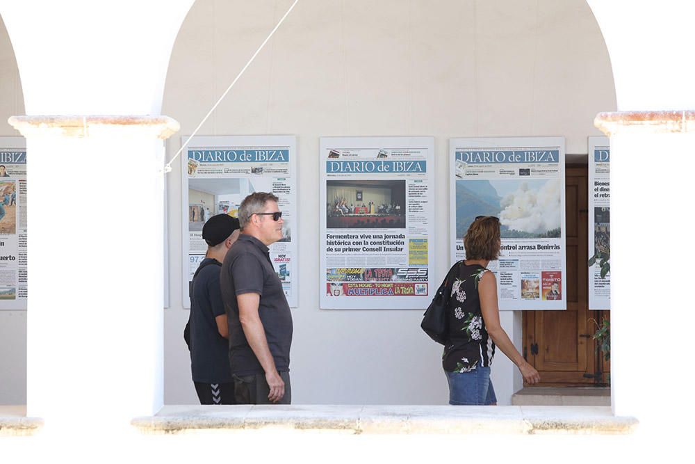 Inauguración de la muestra de Portada de Diario de Ibiza