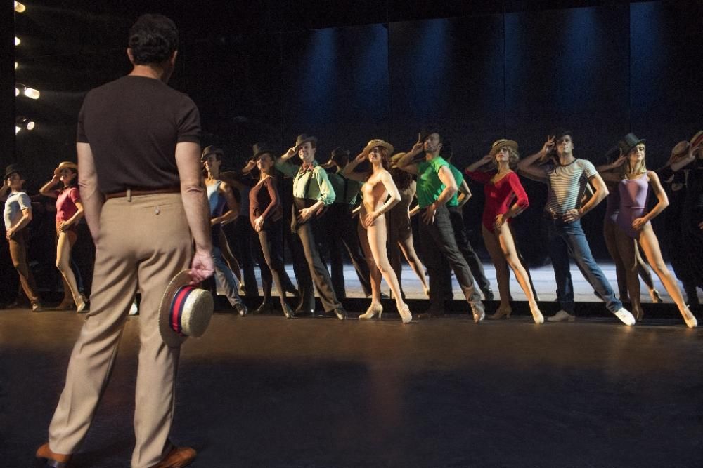 Ensayos de 'A Chorus Line' en el Teatro del Soho