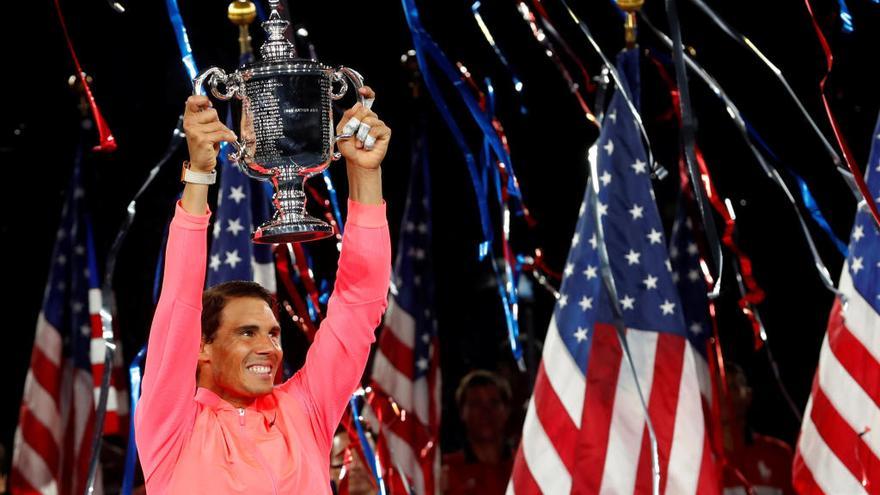 Nadal celebra el título