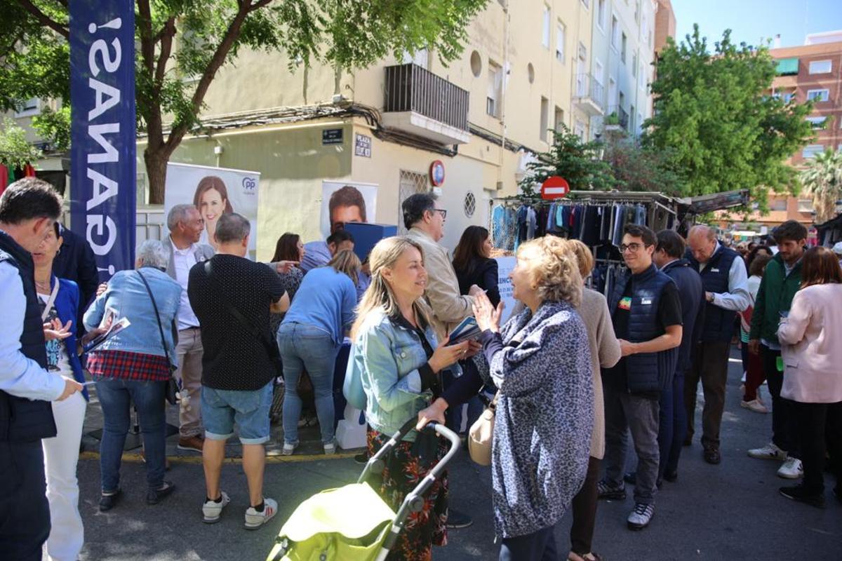 Campaña del PP en la Roqueta.