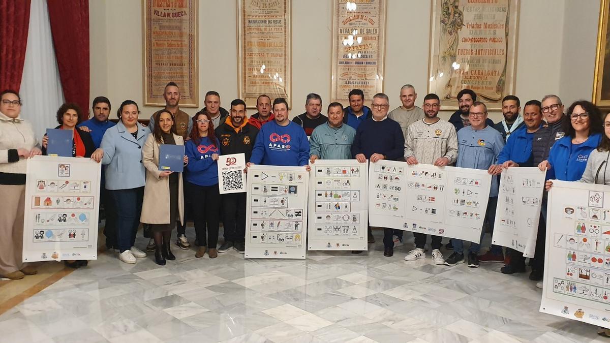 Presentación de algunos de los pictogramas de la Fallas de Sueca.