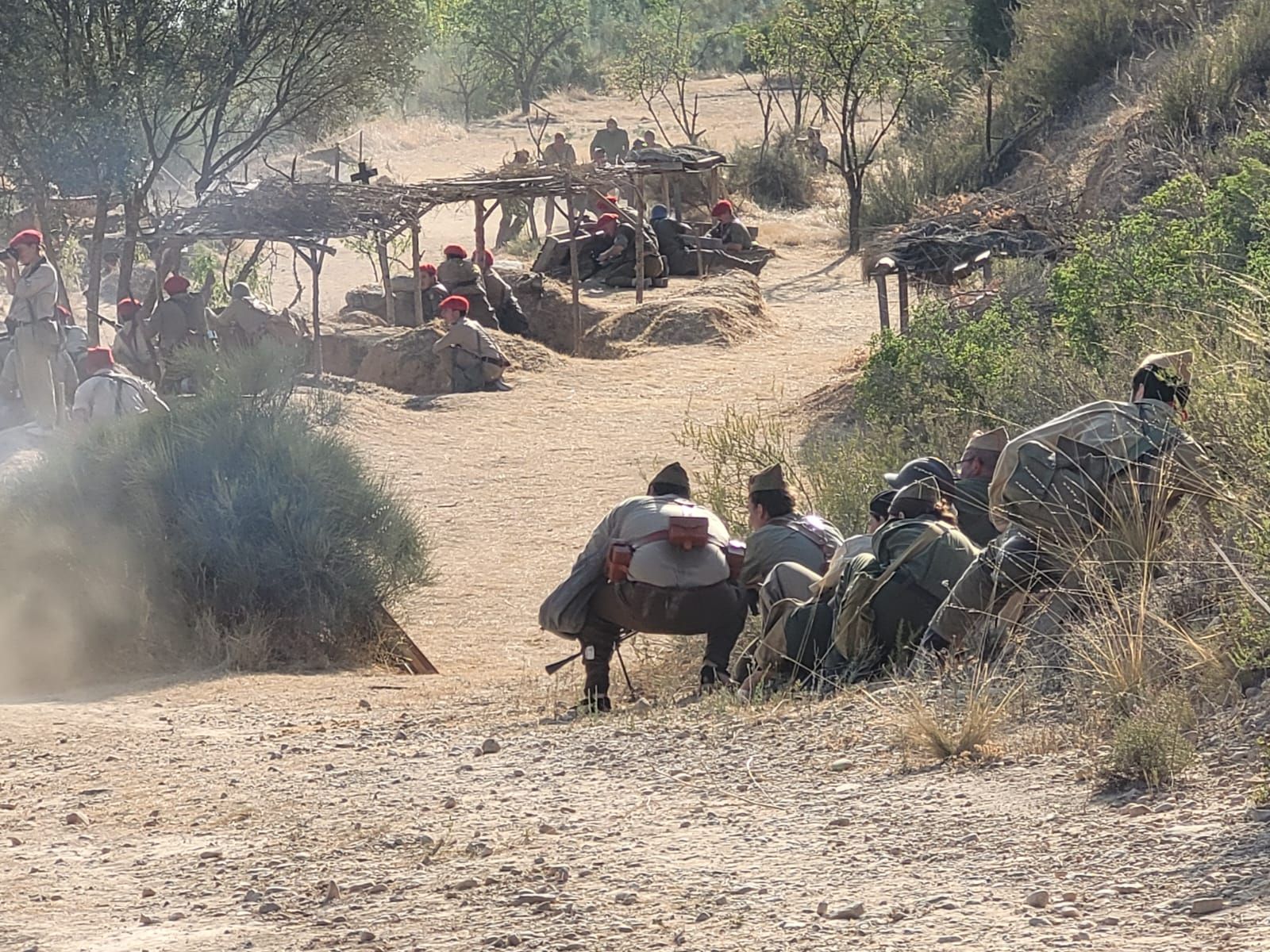 EN IMÁGENES | Así fue la recreación de la batalla del Ebro en Fayón