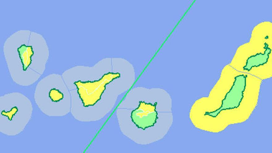 El mal tiempo continuará este miércoles en la Cumbre de Gran Canaria y en las costas