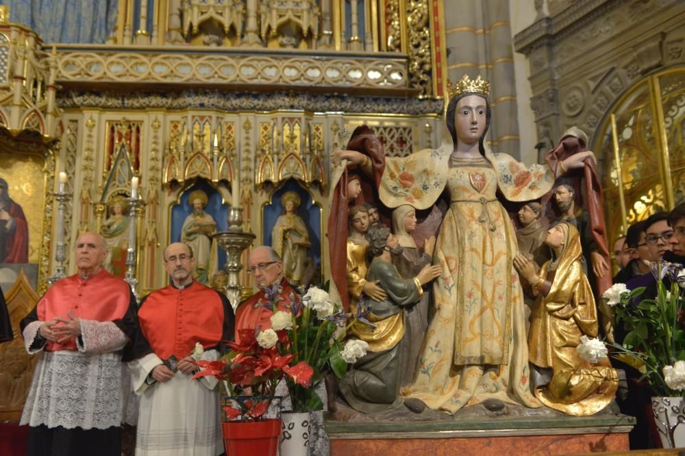 La Fuensanta llega a la Catedral