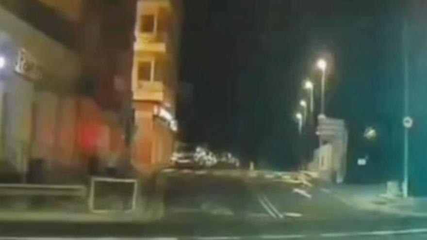 Lanzamiento de piedras al taxi en Valleseco