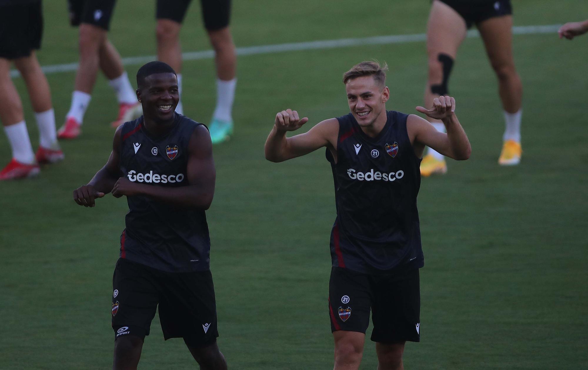 Así ha sido el entrenamiento de hoy del Levante UD