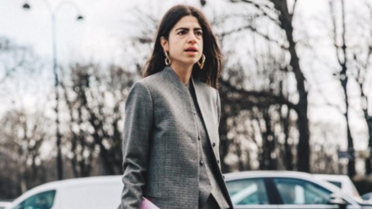 El bolso con burbujas rosas de Glossier de Leandra Medine