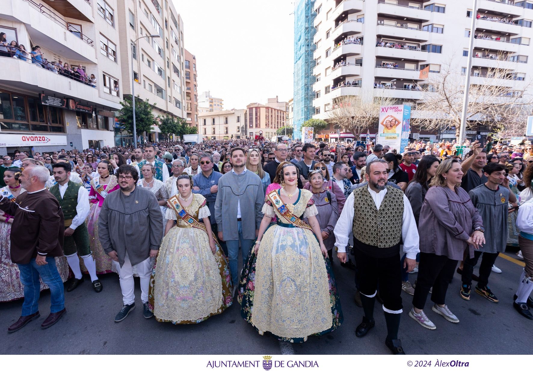 El domingo de las Fallas de Gandia, en casi ochenta imágenes