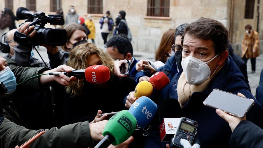 Mañueco llevará a la reunión con Casado la posición común de los presidentes provinciales