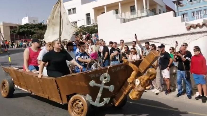 Chacho, ¡fuerte arretranko rápido! en el Carnaval de Puerto del Rosario