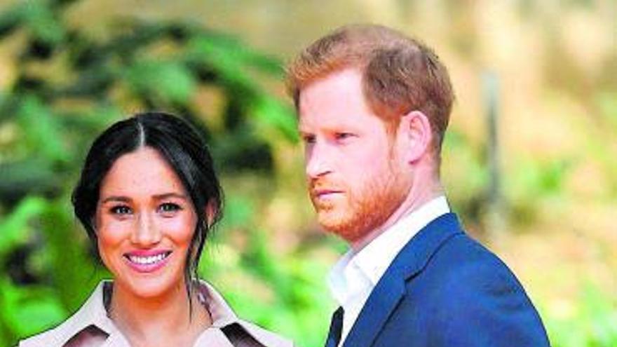 Enrique de Inglaterra y Meghan Markle.   | // FACUNDO ARRIZABALAGA