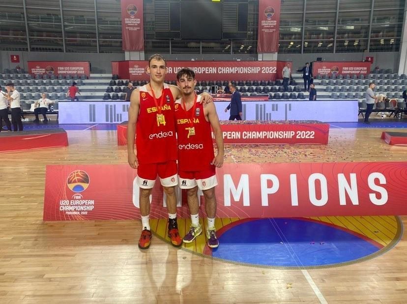 Guillem Ferrando y Millán Jiménez, campeones de Europa con España sub-20