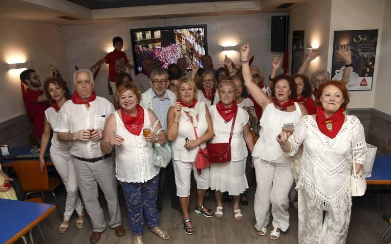 Fotogalería del Chupinazo de San Fermín en Zaragoza