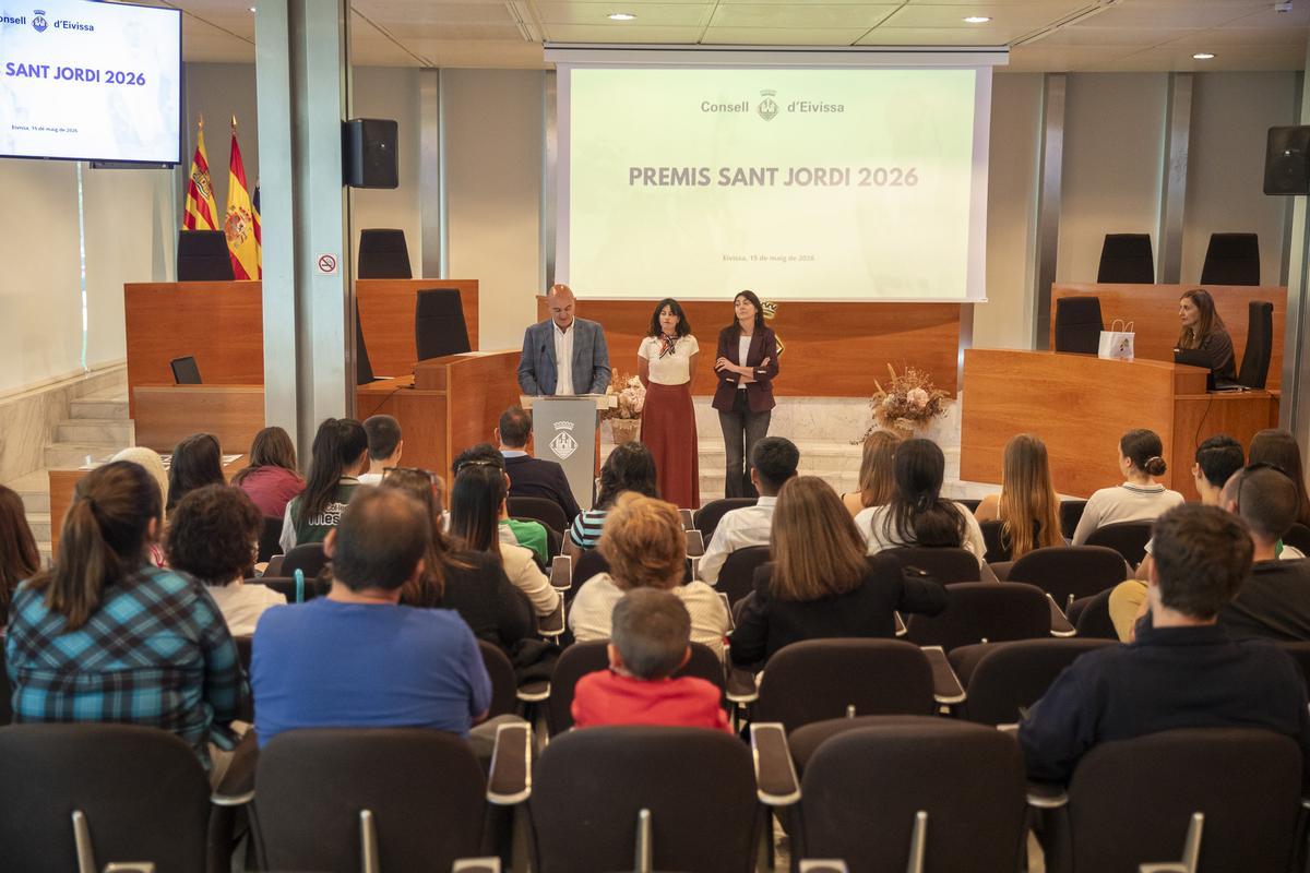 Un momento de la ceremonia de entrega