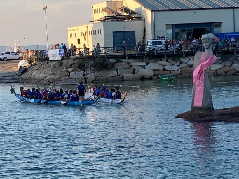 “I Travesía Barca de Pedra–Ruta Marítima Xacobea”.