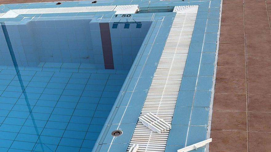 Aspecto actual de una de las dos piscinas de Sangonera la Seca.
