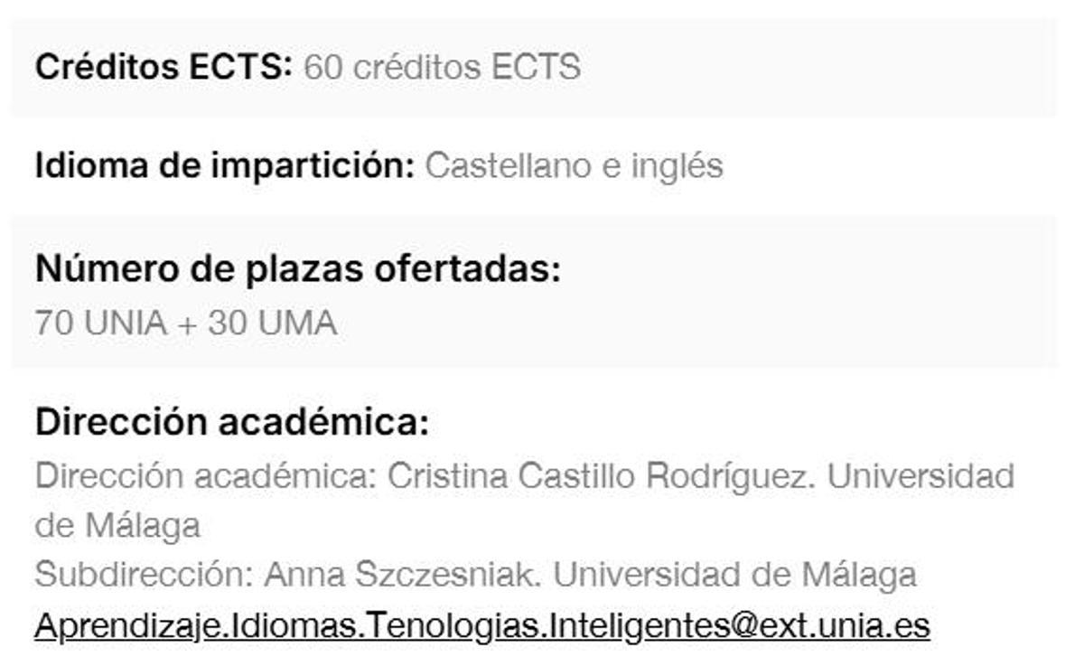 Datos de interés