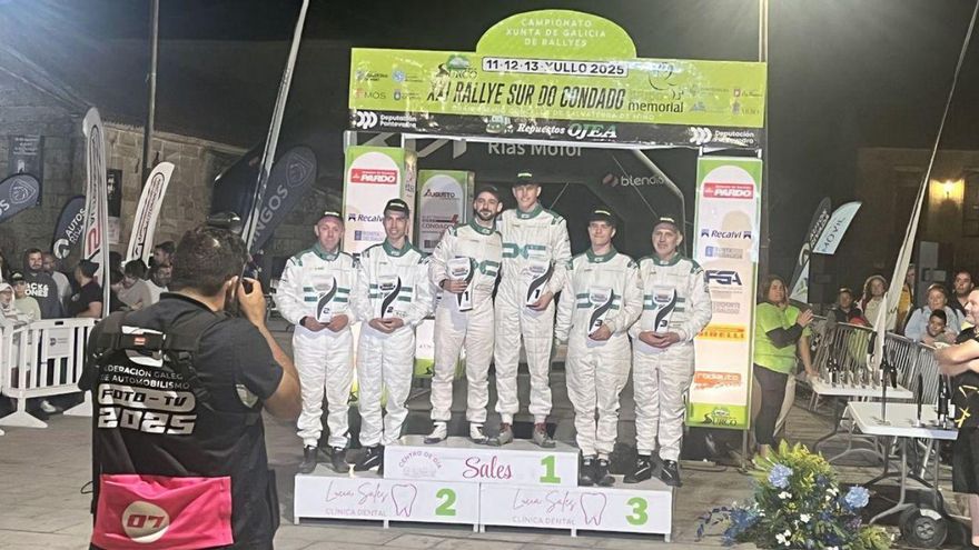 Carlos Guitián y Miguel Gayoso ganan el Rallye Sur do Condado |