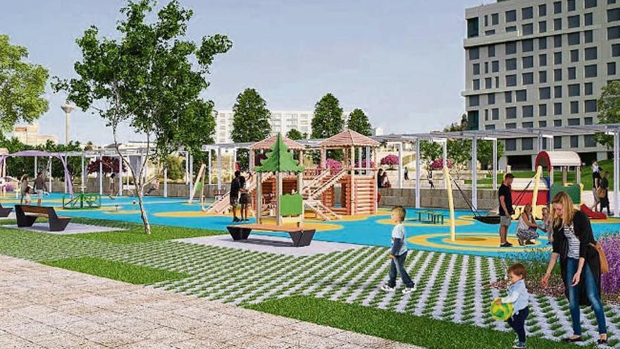Último proyecto en Galicia: un parque infantil de exterior