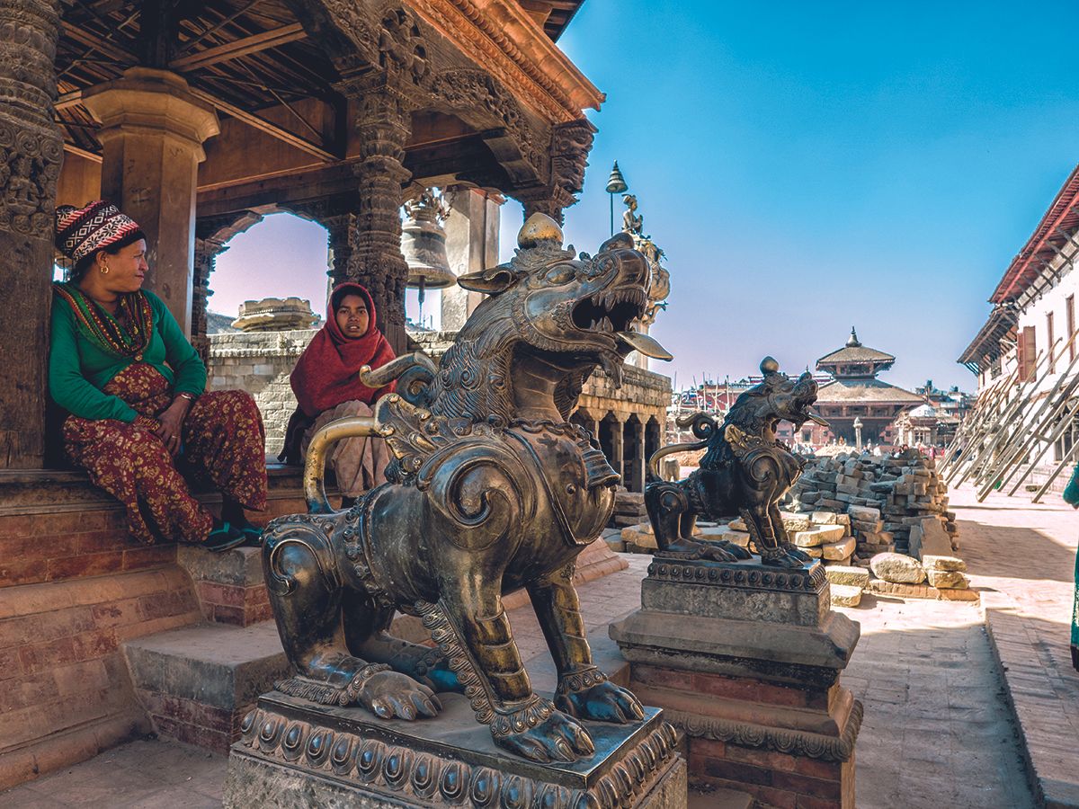Plaza Durubar de Bhaktapur.