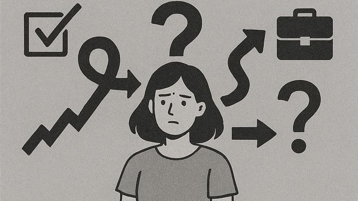 La alumna del colegio Juan de Lanuza de Zaragoza, Naia Júlvez, reflexiona sobre el futuro de los jóvenes