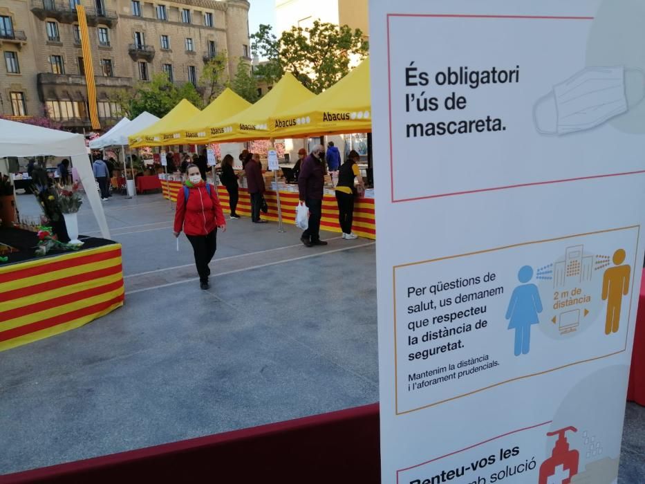 Parades a Manresa per celebrar Sant Jordi 2021