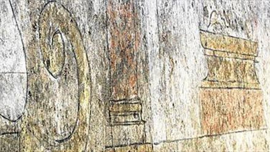 La Arciprestal de Vinaròs ocultaba frescos del siglo XVIII en su fachada