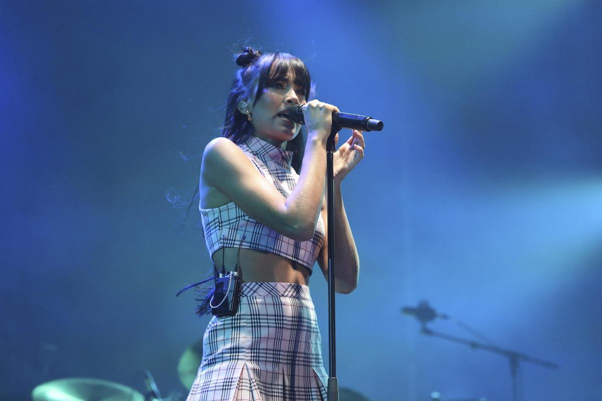 Aitana en un pasado concierto en Avilés.