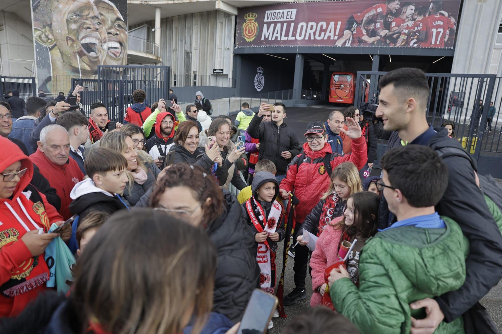 Recibimiento al Real Mallorca en Son Moix