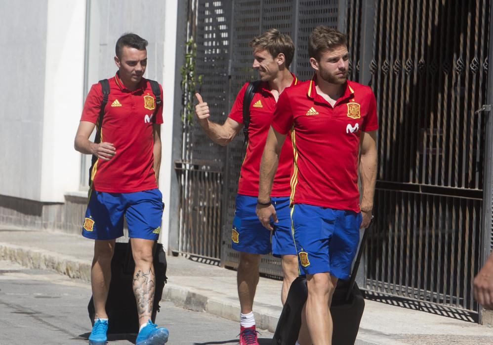 El entrenamiento de La Roja ayer en el Rico Pérez