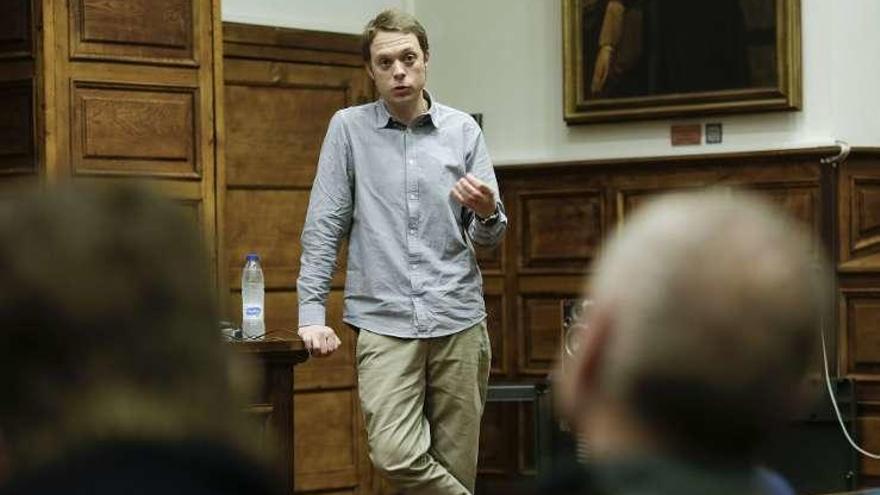 Gabriel Gutiérrez, ayer durante su clase magistral.