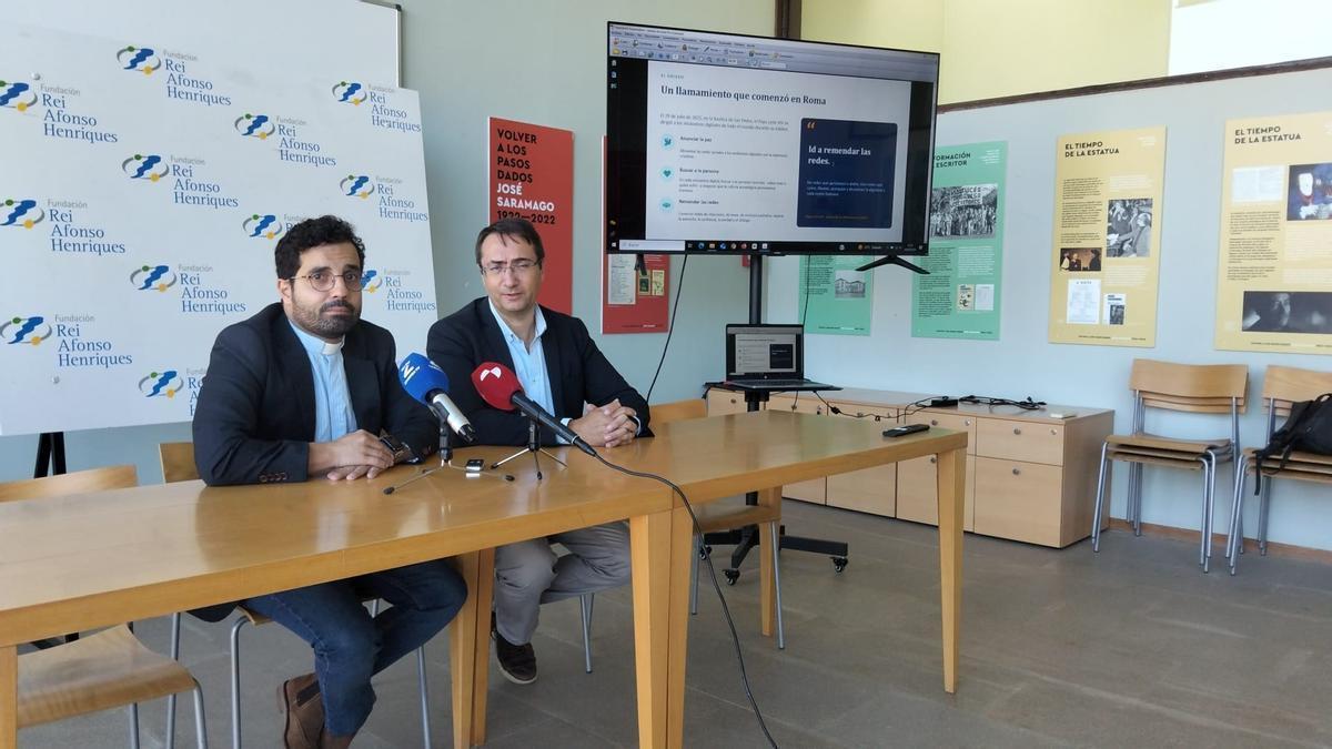 El cura DJ Guilherme, estrella del encuentro de misioneros influencers de Braganza, presentado en Zamora