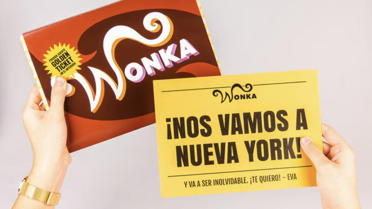 Chocolate personalizable Wonka.