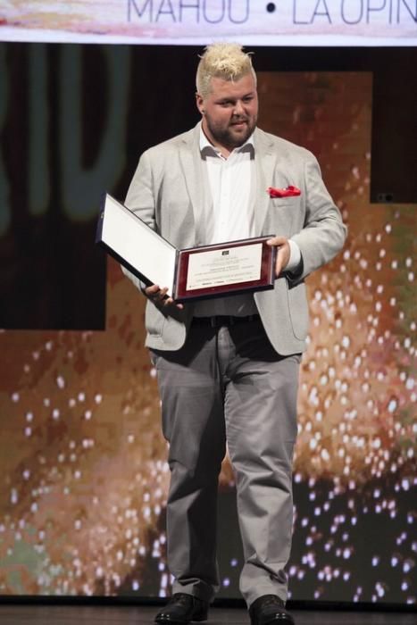 22/06/2016.GASTRONOMIA.Gala de entrega de los III Premios de Gastronomía Mahou La Opinión La Provincia..Abraham Ortega.Cocinero Canario por el Mundo