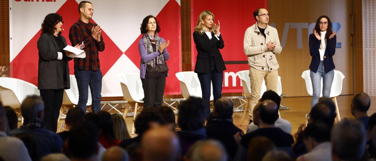 Presentación de Sumar en Zaragoza.