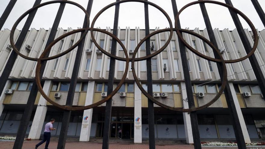 Imagen de la sede del Comité Olímpico Ruso.