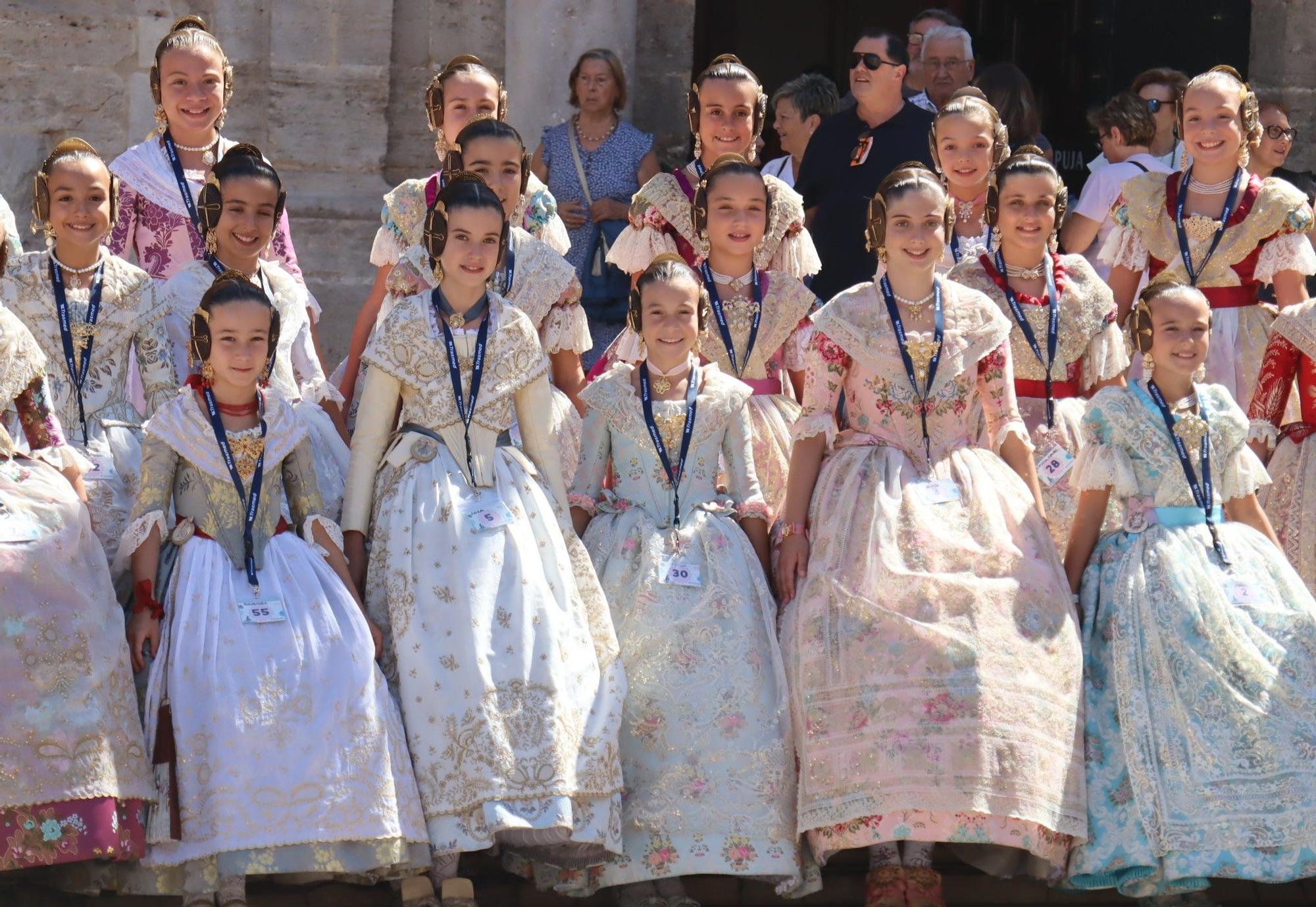 El centro de València recibe a las candidatas a Fallera Mayor Infantil 2025