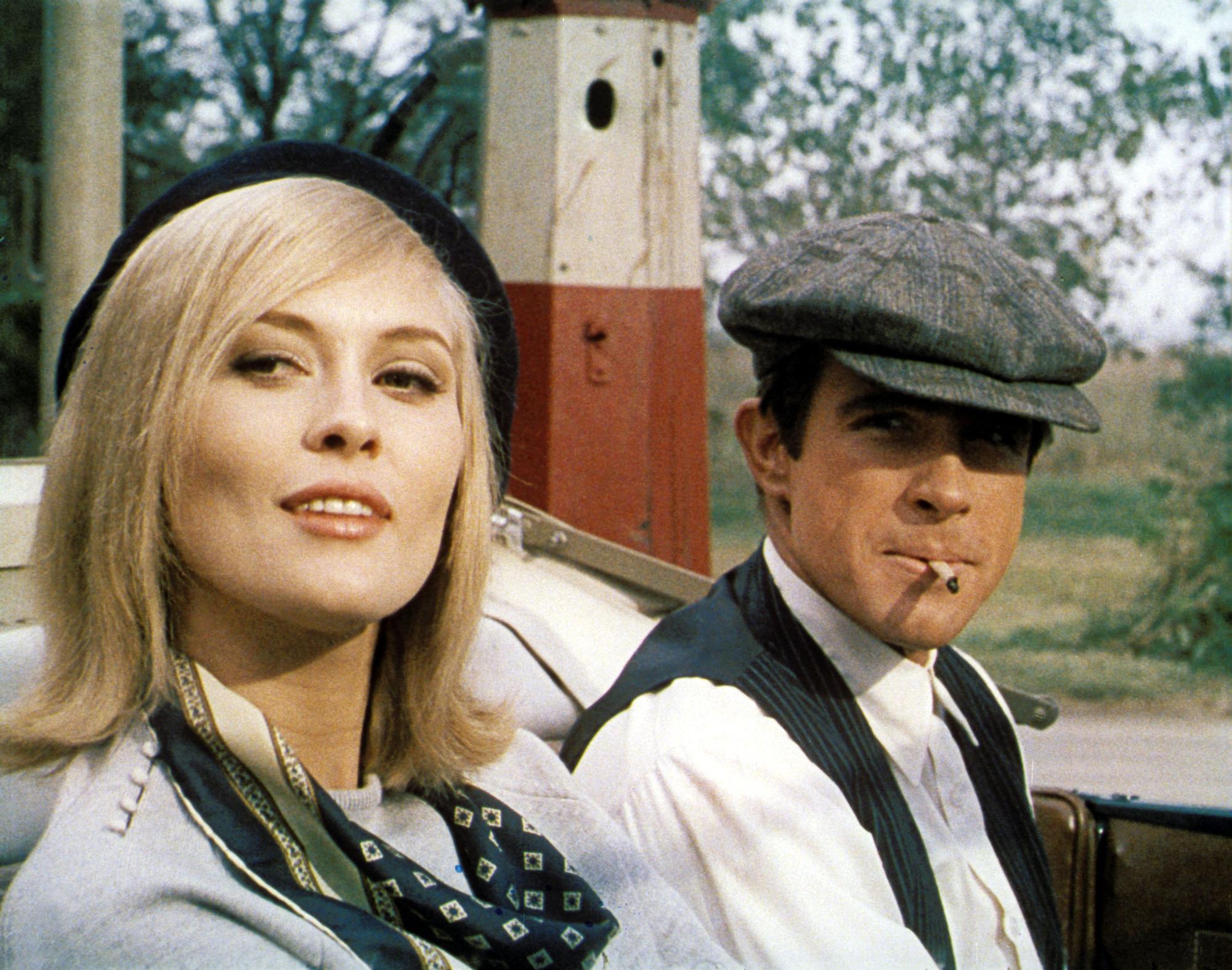 Faye Dunaway y Warren Beatty, eternos 'Bonnie y Clyde' (1967).