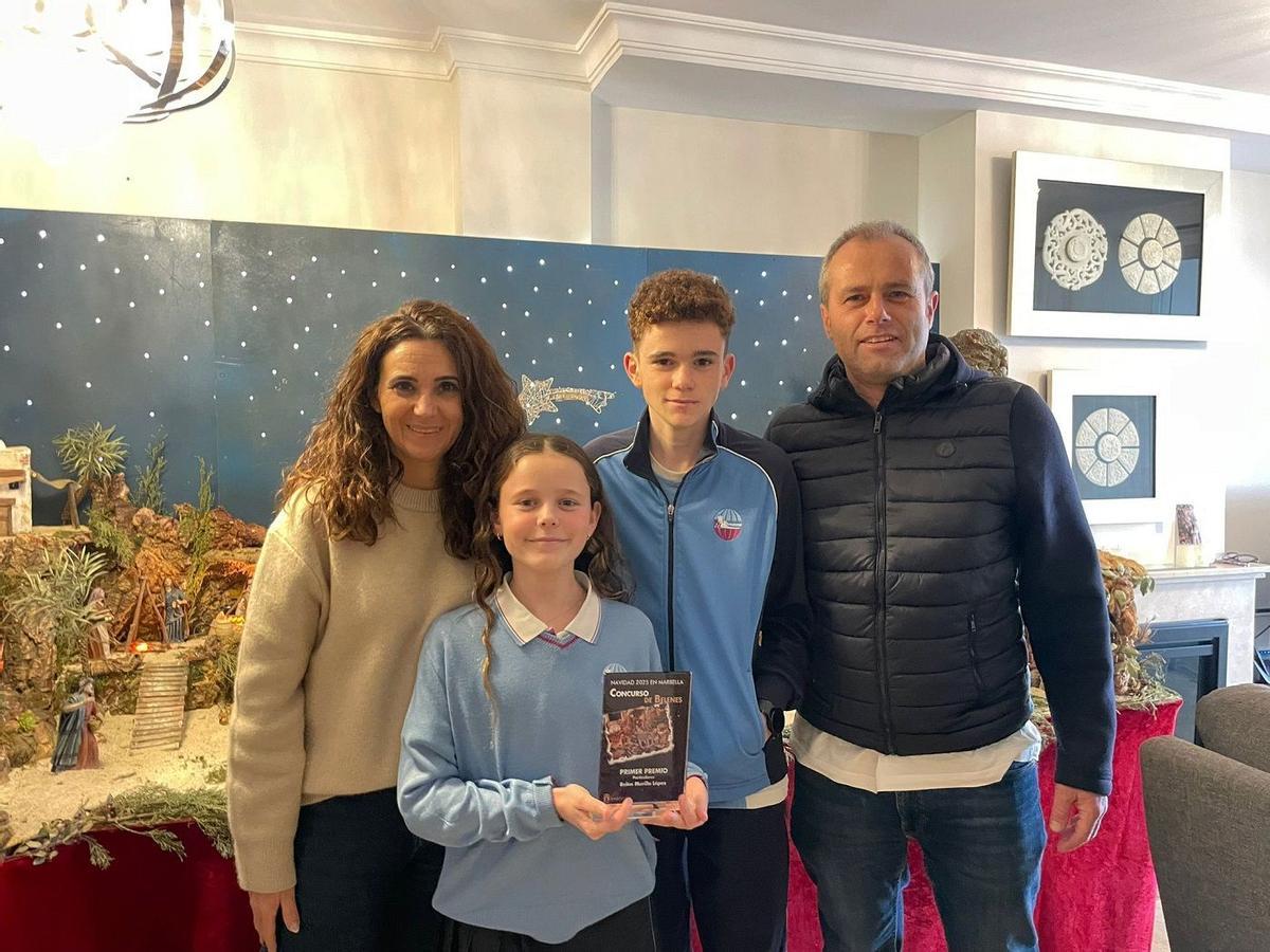 Belen Murillo López es la ganadora del concurso de belenes de Marbella.