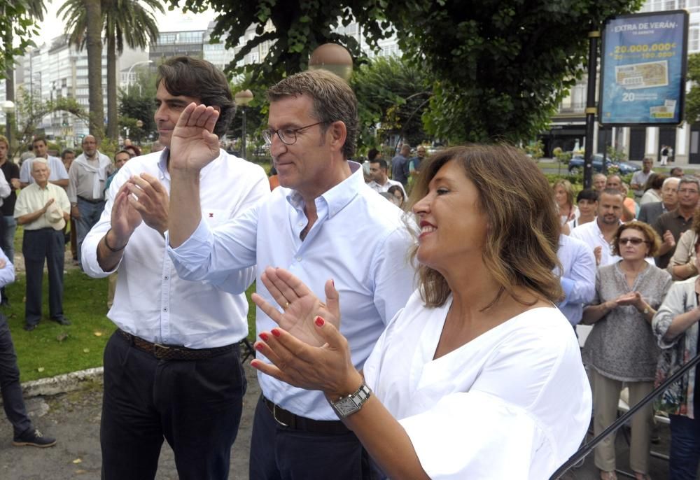 Feijóo presenta en A Coruña la candidatura del PP