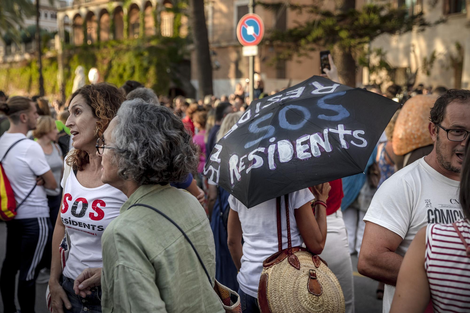 Demonstration gegen Massentourismus auf Mallorca