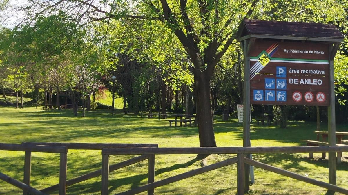 Área recreativa de Anleo.