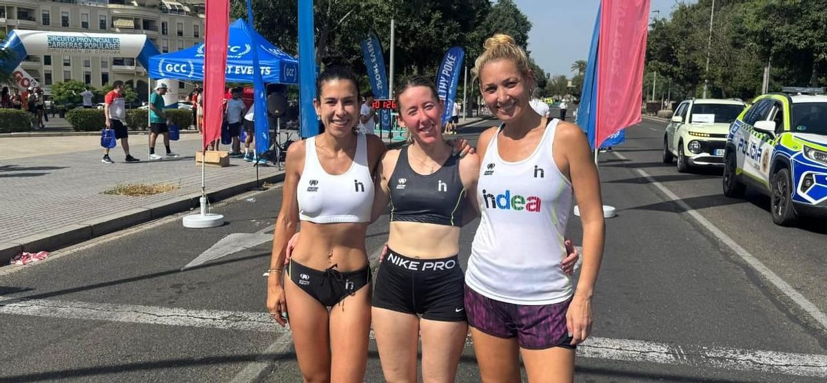 Podio femenino del 10.000.