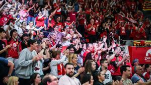 Aspecto de las gradas del Príncipe Felipe durante las semifinales ante el Girona