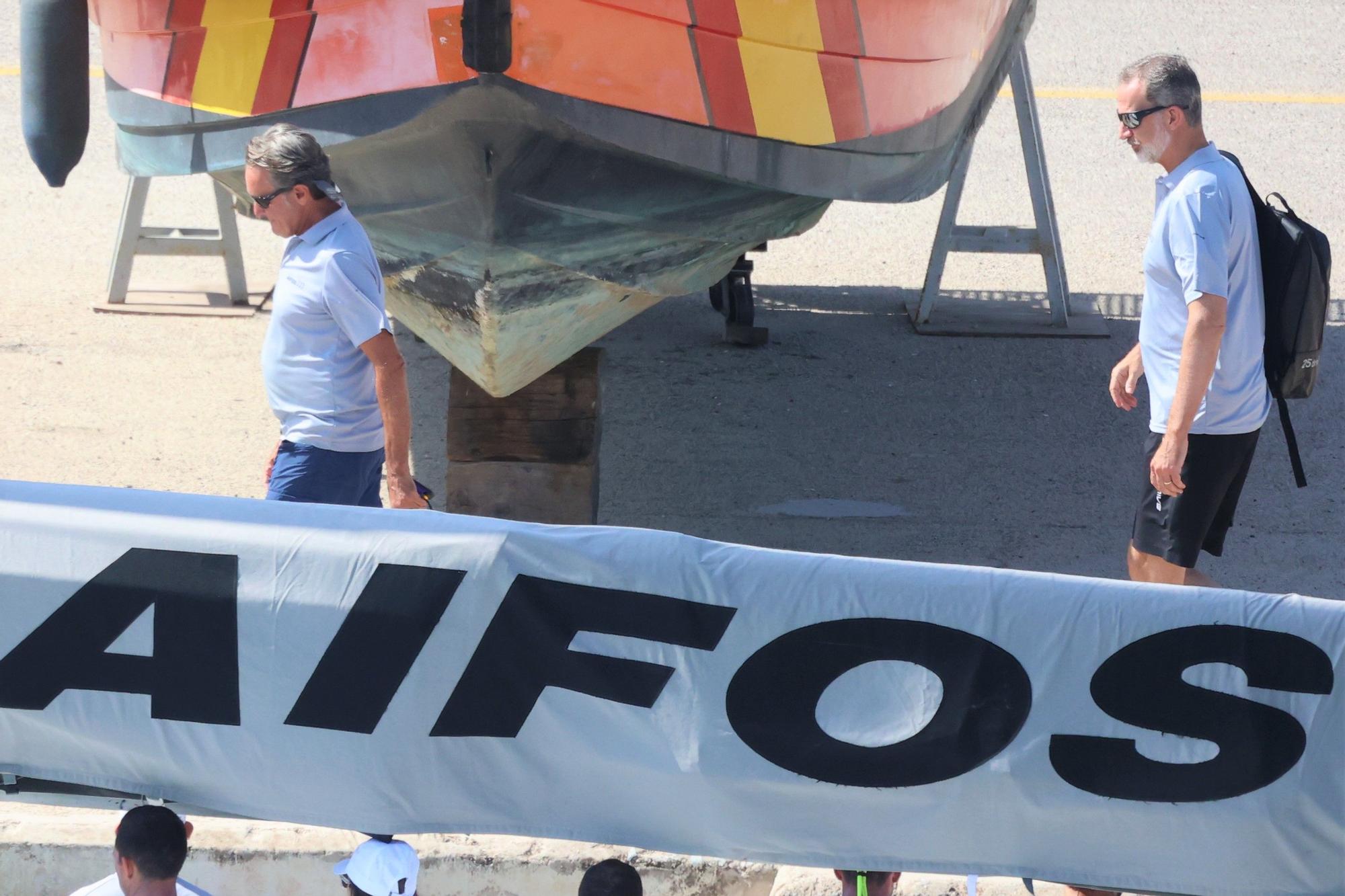 El Rey Felipe se embarca en el 'Aifos' otro año más