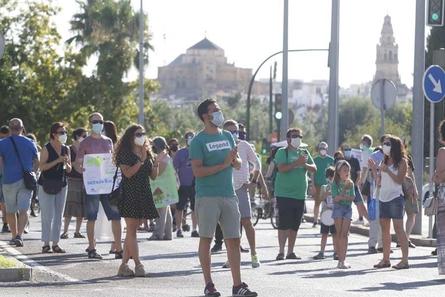 Manifestación contra el cierre de unidades en la escuela pública