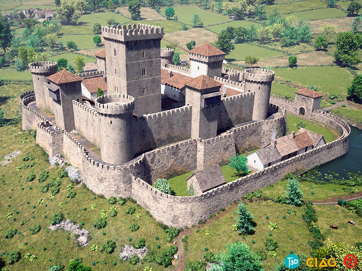 Reconstrucción del castillo de la Rochaforte